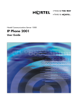 Nortel 2001 User manual