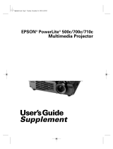 Epson 500C User manual