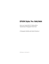 Epson 9600 User manual