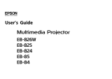 Epson EB-85 User manual