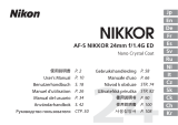 Nikon PC-E NIKKOR 24mm f/3.5D ED User manual