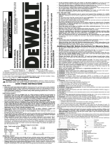 DeWalt DW861W User manual