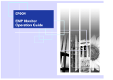 Epson EMP-830/EMP-835 User manual