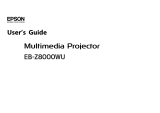 Epson EB-Z8000WU User manual