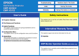 Epson EMP-83H User manual