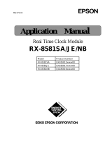 Epson RX-8581JE User manual