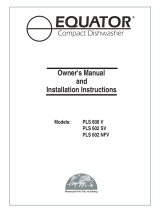 Equator PLS 602 NFV User manual