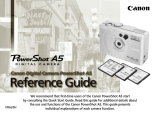 Canon PowerShot A5 User manual