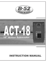 ETI Sound Systems, INC ACT18 User manual
