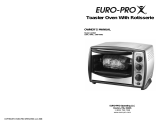 Euro-Pro TOASTER OVEN WITH ROTISSERIE K4245 User manual