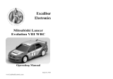 Excalibur electronic MITSUBISHI LANCER 9404 User manual