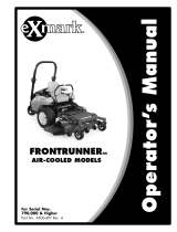 Exmark Frontrunner User manual