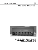 Extron electronic System 8 Plus User manual