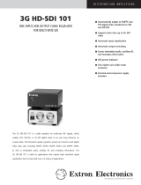 Extron electronic 3G HD-SDI 101 User manual