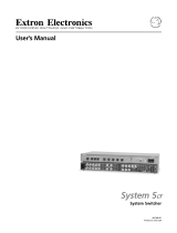 Extron electronic System 5cr User manual