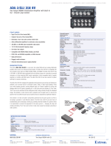 Extron electronic ADA 2/GLI 350 HV User manual