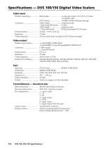 Extron electronic DVS 100 User manual