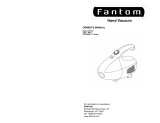 Fantom Vacuum EP031F User manual