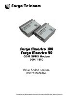 FARGO electronic 1800 User manual