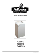 Fellowes 4200CC User manual