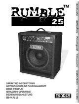 Fender 25 User manual