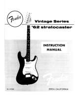 Fender 62 User manual