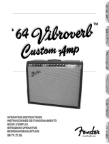Fender 64 VIBROVERB CUSTOM-AMP User manual