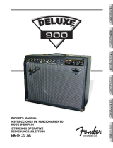 Fender Deluxe 900 User manual