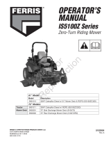 Ferris Industries IS5100Z User manual