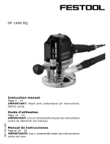 Festool OF 1400 EQ User manual