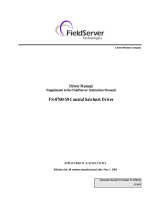 FieldServer FS-8700-59 User manual