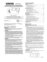 BRK electronic GCO1 User manual