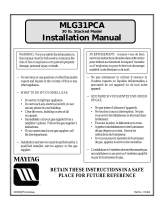 American Dryer Corp. MLG31PCA User manual