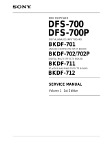 Sony BKDF-711 User manual