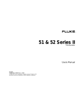 Fluke 51 User manual