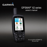 Garmin GPSMap 62S Owner's manual