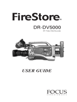 FOCUS Enhancements FireStore DR-DV5000 User manual