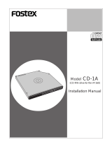 Fostex CD-1A User manual