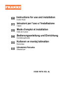 Franke Consumer Products FDB 9078 SIL-K User manual