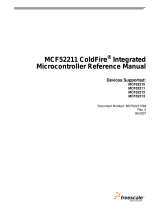Freescale Semiconductor ColdFire MCF52210 ColdFire MCF52211 ColdFire MCF52212 ColdFire MCF52213 User manual