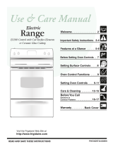 Frigidaire fef336asc User manual