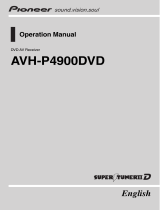Pioneer AVH-P4900D User manual