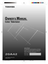 Toshiba 20A42 User manual