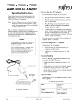 Fujitsu FPCAC14B User manual