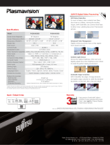 Fujitsu P50XHA58EB User manual