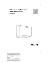 Philips 29PT6807 29" Ultra SlimLine TV User manual