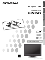 Sylvania LC225SL9 User manual
