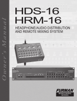 Furman Sound HRM-16 User manual