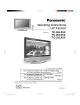 Panasonic TC-26LE55 User manual