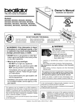 Heatilator Gas Fireplace NDV3933L User manual